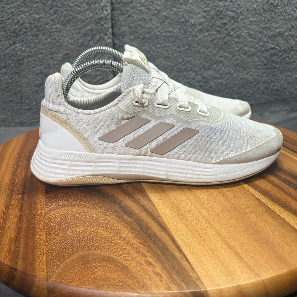 Adidas Duramo SL White Taupe Lightmotion Running Shoes FY5360 Womens 9